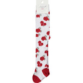 LITTLE A Rose Print Tights